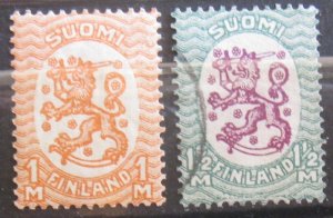 Finland #102 (MLH) & #103 (U)- SCV=$11.50