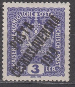 Czechoslovakia Scott #B1 1919 MH