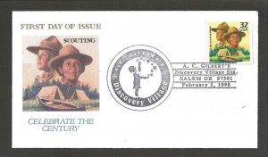 1998 Boy Scout #3183j FDC UO Salem OR Discovery Village