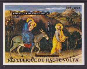 Burkina Faso C134 Christmas Souvenir Sheet MNH VF