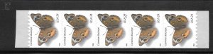 #4002 MNH Common Buckeye Butterfly PNC5 Plate #V1111
