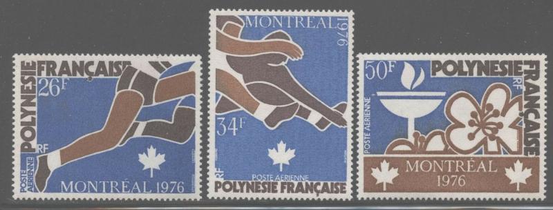 French Polynesia 1976 Olympic Games set Sc# C134-36 NH