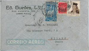 58291  -  PORTUGAL  - POSTAL HISTORY: COVER to ITALY - 1947