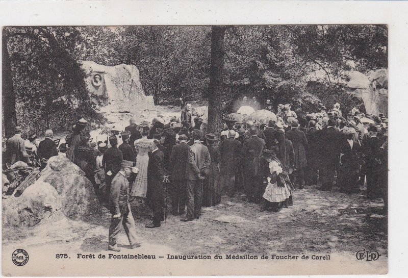 France Fontainebleau 1908 Inaug Picture Stamps Post Card to Frankfurt Ref 32147