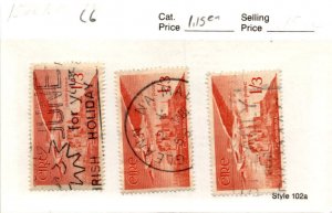 Ireland, Postage Stamp, #C6 (3 Ea) Used, 1949 Airmail (AI)