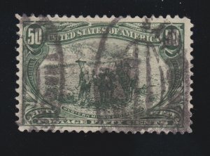 US 291 50c Used Trans-Mississippi VF SCV $210 (001)