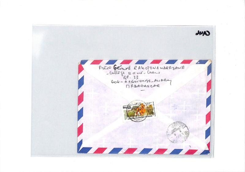 CA46 1991 Madagascar Airmail Cover MISSIONARY VEHICLES PTS