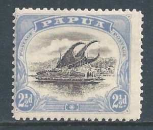 Papua New Guinea #30 NH 2 1/2p Lakatoi - Small Papua - Wmk. 13