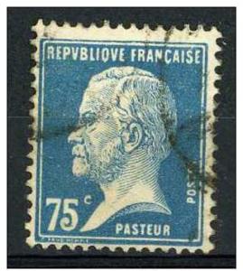 France 1923 - Scott 192 used - 75c, Louis Pasteur 
