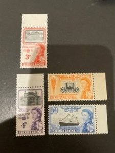 Sierra Leone sc 221-224 MNH comp set