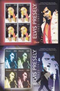 US 828-29 Trust Territories Palau NH VF Elvis Presley M/S