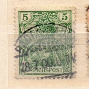 Germany Deutsches Reich Germania Early Issue Fine Used 5pf. NW-132237