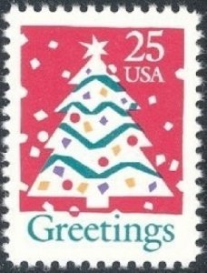 2515 Christmas Tree F-VF MNH single