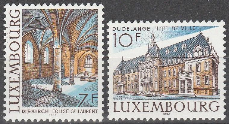 Luxembourg #695-6 MNH F-VF  (SU3701)