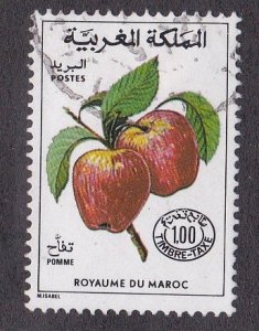 Morocco # J12, Fruit - Apples, Used