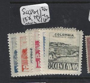 COLOMBIA  (P2101)  SC C134, 136, 138, 142-3   MOG