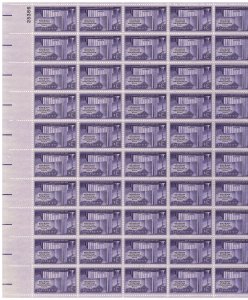 #1076 – 1956 3¢ FIPEX stamp – MNH OG Sheet