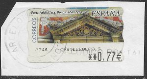 Spain ATM stamp. Nice.