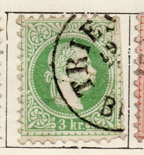 Austria 1867 Early Issue Fine Used 3kr. NW-11535 