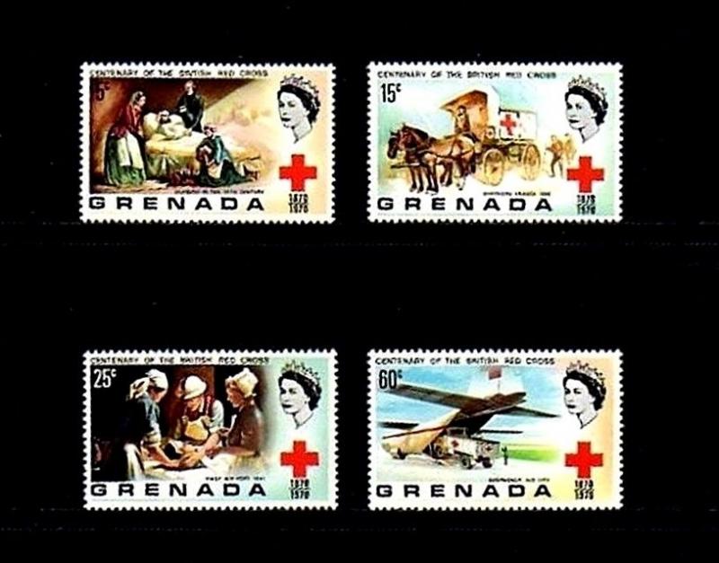 GRENADA - 1970 - QE II - BRITISH RED CROSS - CENTENARY - MINT - MNH SET!