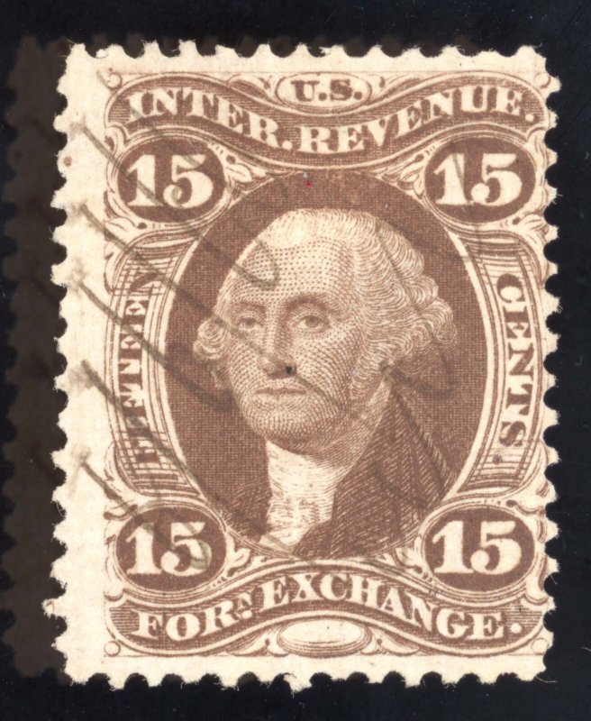 US Scott R39c Used 15c brown Foreign Exchange Revenue Lot GOR204 bhmstamps