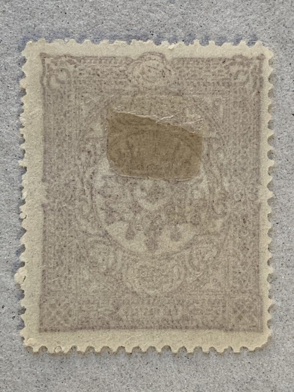 Turkey 1892 5pia Arms, unused but no gum. Scott 99, CV $2.25.  Isfila 158