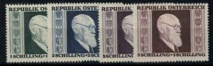 Austria 1946 Michel 772-775 Renner - MLH