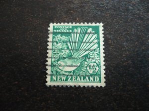 Stamps - New Zealand - Scott# 185 - Used Part Set of 1 Stamp