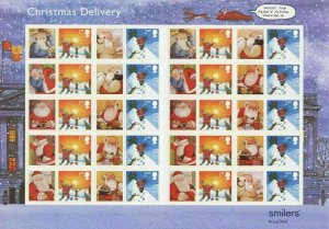 LS21 GB 2004 Christmas Smiler sheet UNMOUNTED MINT/MNH