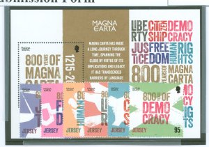 Jersey #1855-1861 Mint (NH)