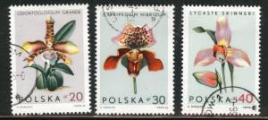 Poland Scott 1346-1348 Used CTO stamps