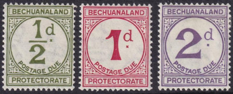 Bechuanaland 1932 SC J4-J6 MLH Set