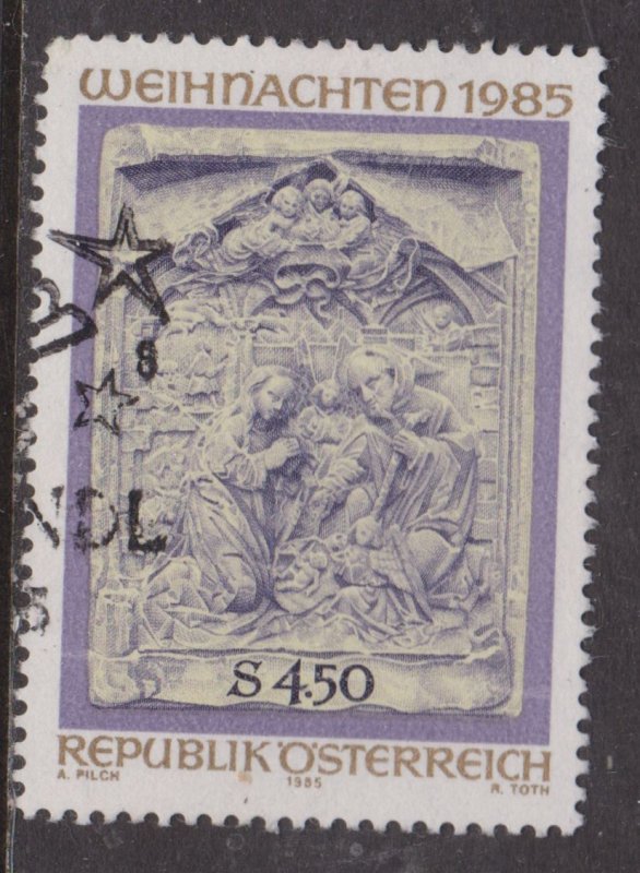 Austria 1985 Christmas Fine Used SG 2072 cancel VGC