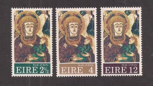 IRELAND SC# 323-25  FVF/MNH 1972