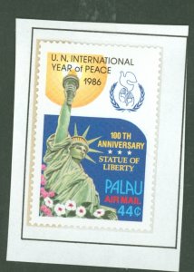 Palau #C17 Mint (NH) Single (Flowers)