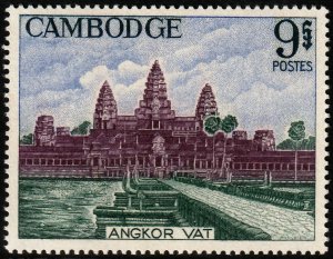 ✔️ CAMBODIA 1966 - ANGKOR WAT FRONT GATE - Sc. 155 Mi. 198 MNH ** [1KHP198]