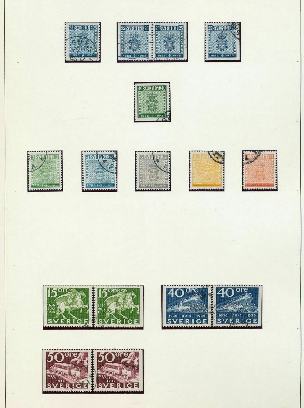 SWEDEN 1950s/60s M&U Collection(Appx 120+Items) (As 274