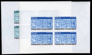 Andorra (French) #331, 335 (YT 335-336) Cat€92+, 1985 First Arms, set of tw...