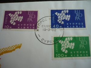 Europa 1962 - Cyprus - Set - First Day Cover