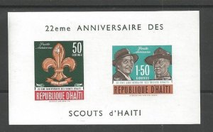 1962 Haiti Boy Scouts Lady & Lord BadenPowell SS