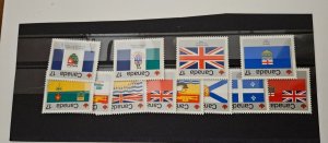 Canada  1979 Provincial and Territorial Flags  complete Set of 12 MNH