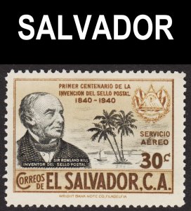 El Salvador Scott C69 F+ mint OG H. Lot # A. FREE...