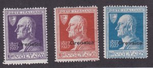 Cyrenacia # 25-27, Volta Issue, Hinged, 1/2 Cat.