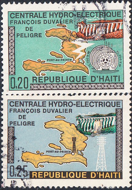 Haiti #637-638 Used Set