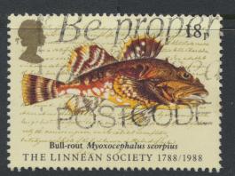 Great Britain SG 1380 -  Used - Linnean Society