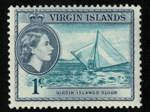 Virgin Islands Sloop, 1 cent, MNH **, MC #112, 1956 (T-6739)
