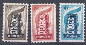 Luxembourg 1956 Europa sg609-11 fresh mm, small hinge thins cat £460 [ref 274/ 