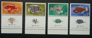 Israel Red Sea Fish & Reef 1963 Marine Life Ocean Underwater (stamp) MNH *c scan