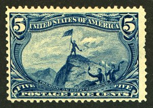 U.S. #288 MINT OG VLH