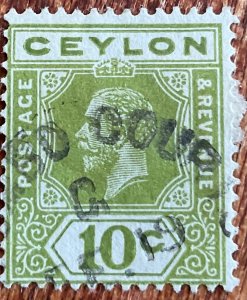 Ceylon #233 Used Single King Edward VII L21